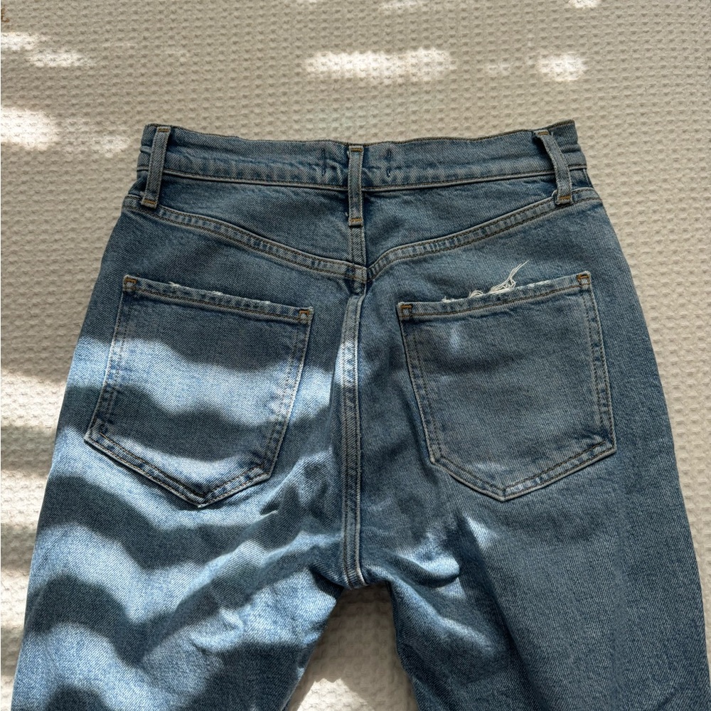 Agolde Riley High Rise Straight Jeans - Picture 4 of 5